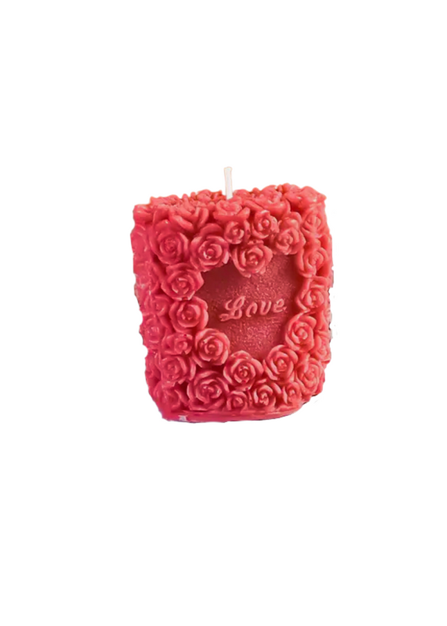 Blossoming Love  – Handgefertigte Kerze / Handmade Candle / Bougie artisanale / Lumânare artizanală / Vela artesanal