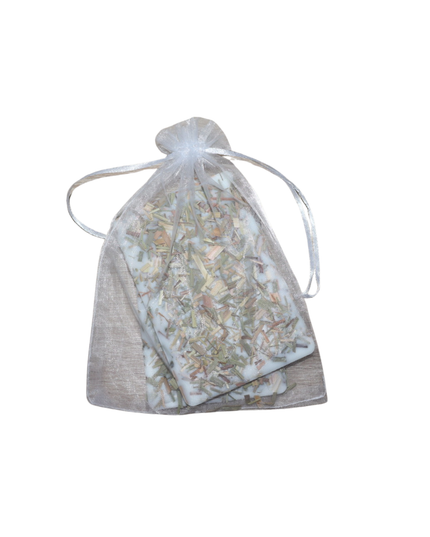 Plăcuțe parfumate naturale set de 2 – Ceară de soia organică cu lemongrass