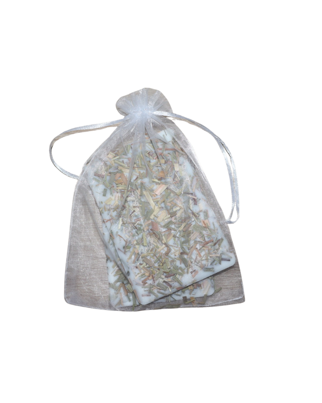 Natürliche Duftplättchen 2er SET – Bio-Sojawachs mit Lemongras