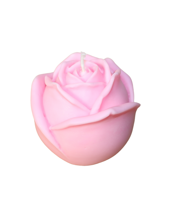 Rose Petal Design – Handgefertigte Kerze / Handmade Candle / Bougie artisanale / Lumânare artizanală / Vela artesanal