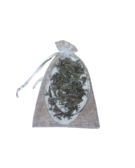 Set 2 plăcuțe parfumate naturale – Ceară de soia bio cu frunze de mentă