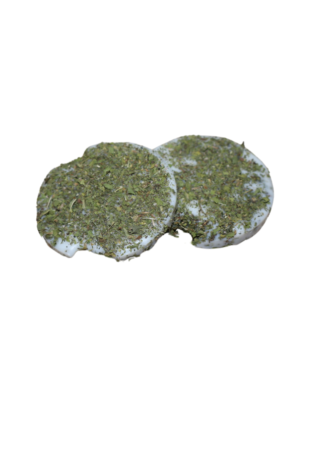 Natürliche Duftplättchen 2er SET – Bio-Sojawachs mit Pfefferminze