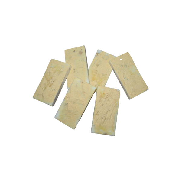 Natürliche Duftplättchen 6er SET – Bio-Sojawachs mit Zitronenschale