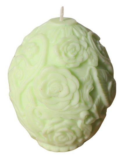 Rose Relief Egg Shape – Handgefertigte Kerze / Handmade Candle / Bougie artisanale / Lumânare artizanală / Vela artesanal
