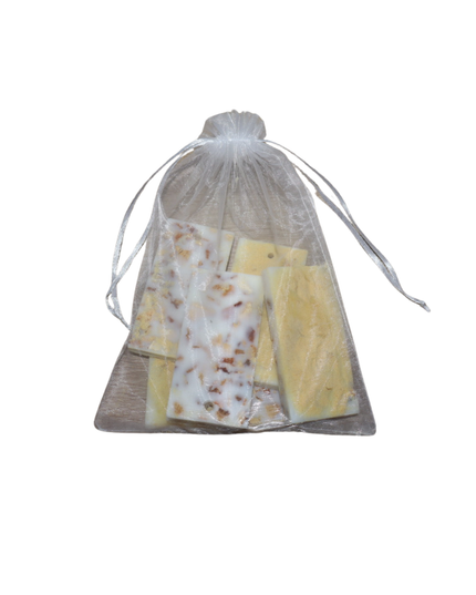 Set 6 plăcuțe parfumate naturale – Ceară de soia bio cu coajă de portocală