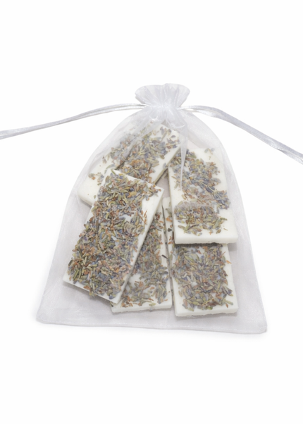 Natural Scented Tablets Set of 5 – Organic Soy Wax with Lavender Blossoms