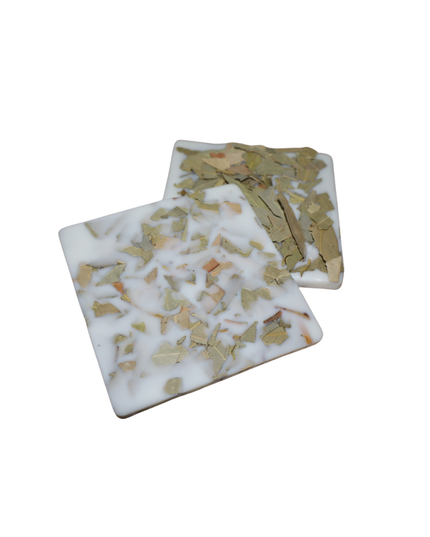 Set 2 plăcuțe parfumate naturale – Ceară de soia bio cu frunze de eucalipt