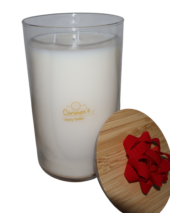 Luxurious Coconut Wax Scented Candle  – Handgefertigte Kerze / Handmade Candle / Bougie artisanale / Lumânare artizanală / Vela artesanal