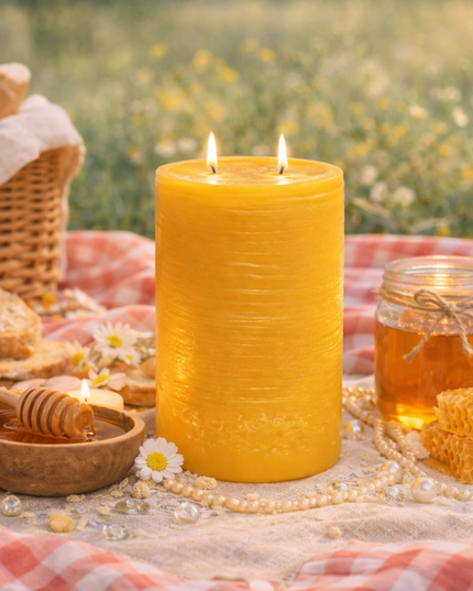 Beeswax Candle – Handcrafted Candle / Handmade Candle / Bougie artisanale / Lumânare artizanală / Vela artesanal