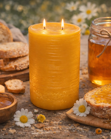 Beeswax Candle – Handcrafted Candle / Handmade Candle / Bougie artisanale / Lumânare artizanală / Vela artesanal