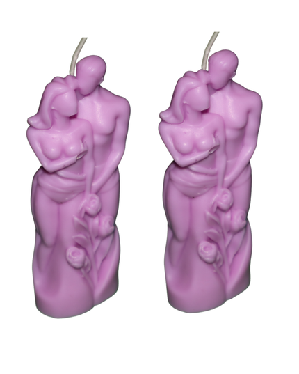 Eternal Embrace 2er SET – Handgefertigte Kerze / Handmade Candle / Bougie artisanale / Lumânare artizanală / Vela artesanal