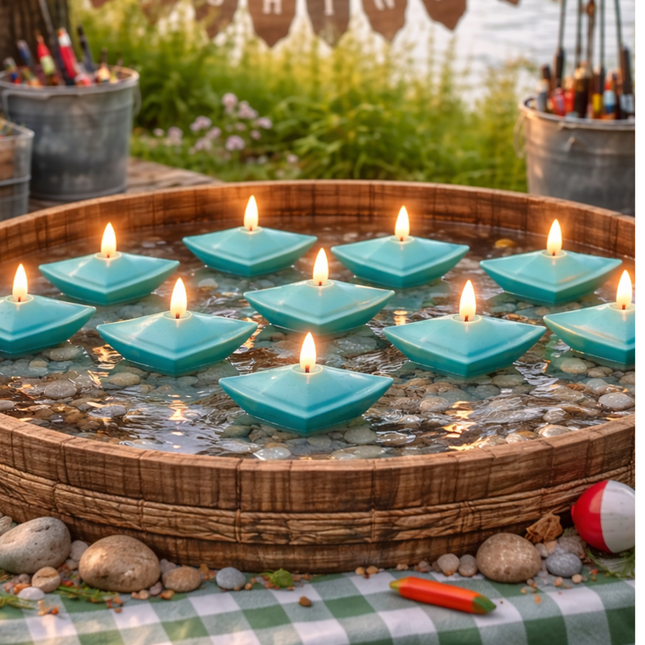 Fisher´s Flame 10er SET  – Handgefertigte Kerze / Handmade Candle / Bougie artisanale / Lumânare artizanală / Vela artesanal