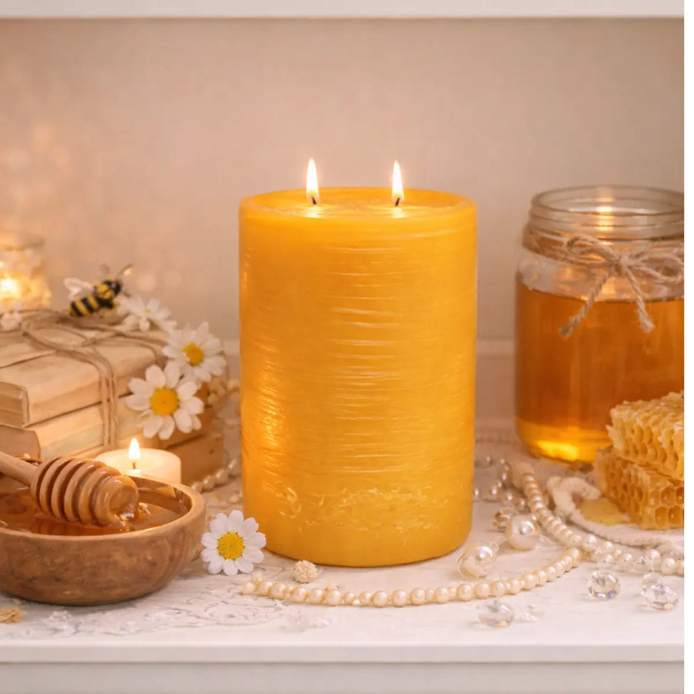 Bienenwachs Duftkerze mit Naturduft Premium Aromakerze online kaufen