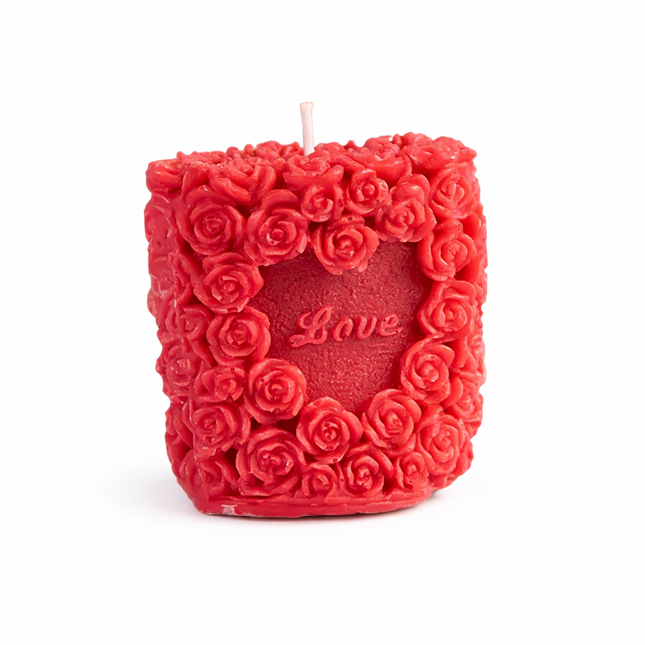 Blossoming Love  – Handgefertigte Kerze / Handmade Candle / Bougie artisanale / Lumânare artizanală / Vela artesanal
