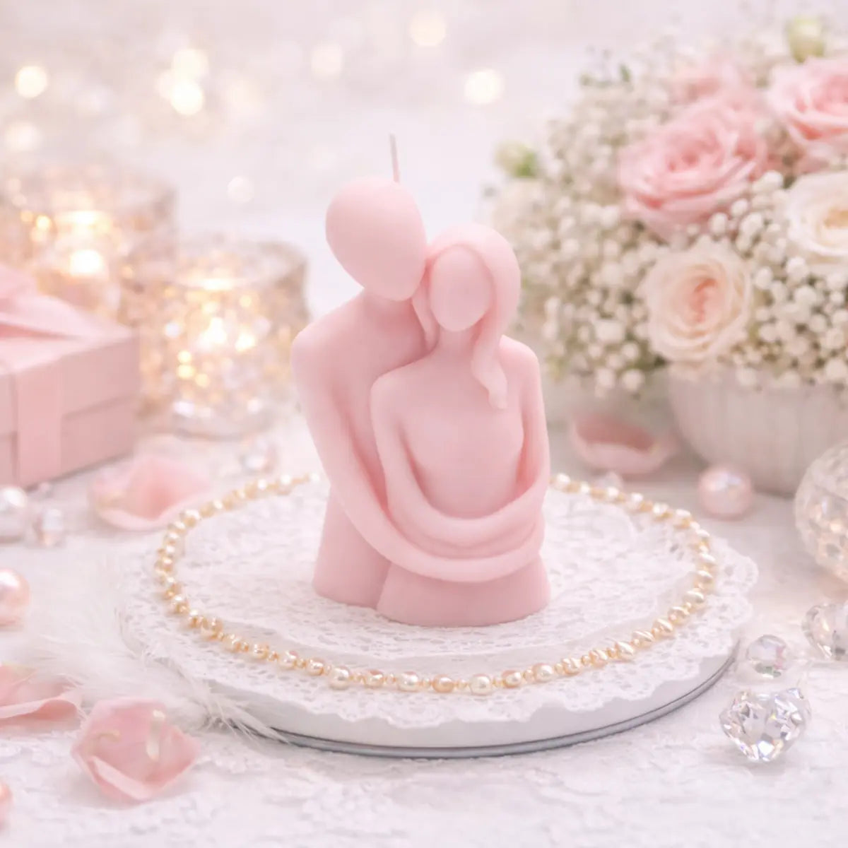 Sojawachs Duftkerze Bound by Love mit Vanilleduft Liebeskerze dekorative Geschenk Aromakerze online kaufen