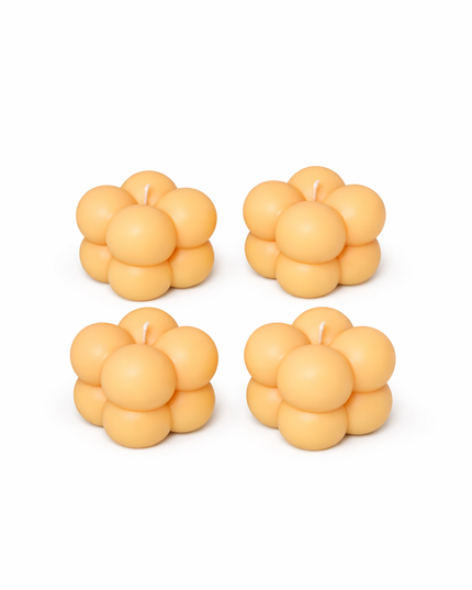 Bubble - Design Small 4-Piece Set – Handcrafted Candle / Handmade Candle / Bougie artisanale / Lumânare artizanală / Vela artesanal