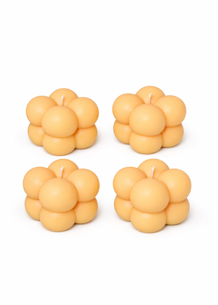 Bubble - Design Small 4-Piece Set – Handcrafted Candle / Handmade Candle / Bougie artisanale / Lumânare artizanală / Vela artesanal