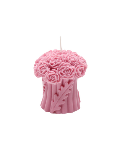Flower Bouquet Design – Handgefertigte Kerze / Handmade Candle / Bougie artisanale / Lumânare artizanală / Vela artesanal