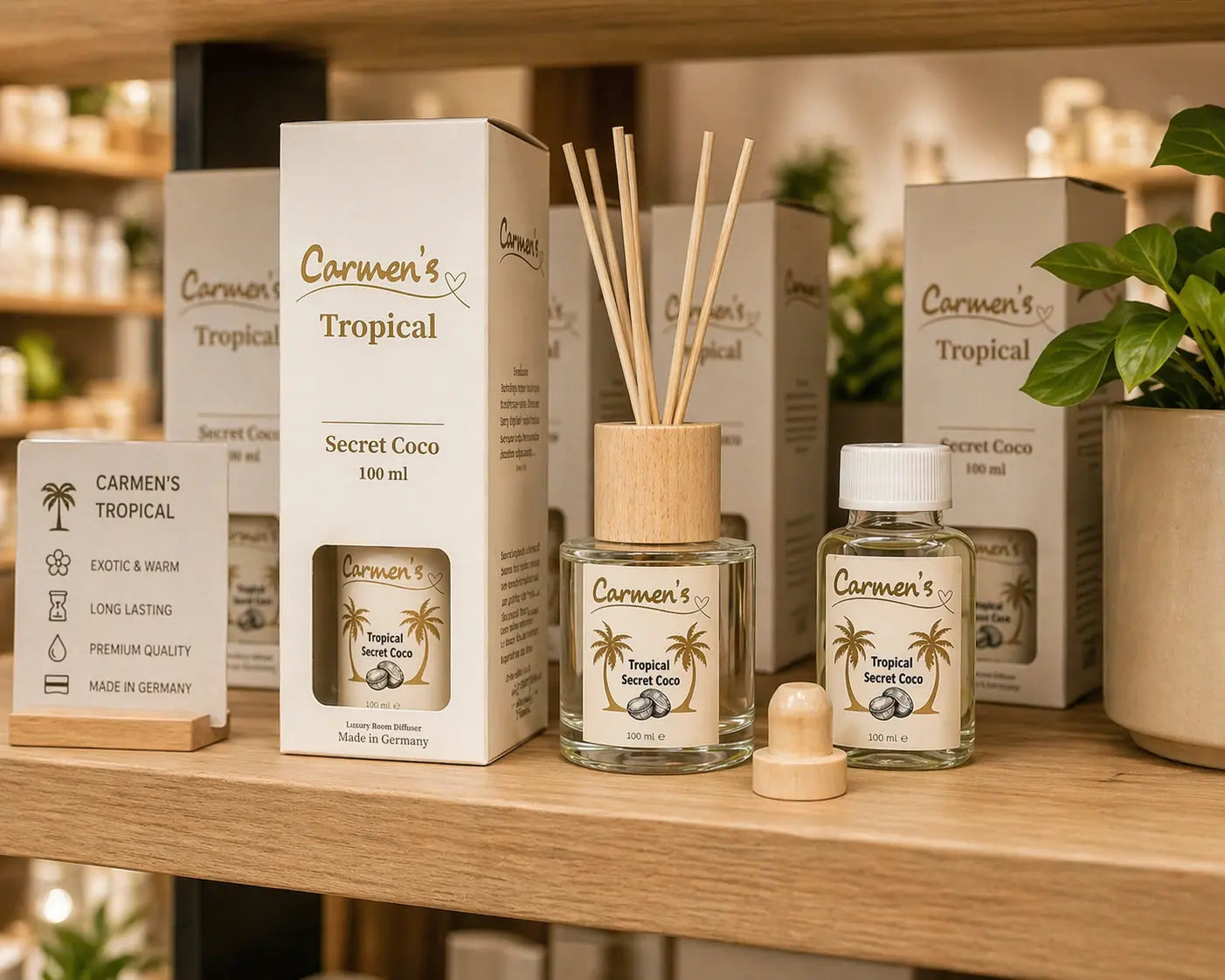 Tropical Secret Coco – Diffusor Set (100ml + 100ml Refill)