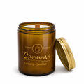 Coco Brown: Warm Ember – Duftkerze mit Holzdocht (200g)