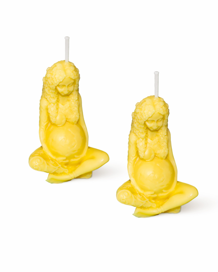 Mother of the Earth design set of 2 – Handcrafted candle / Handmade candle / Bougie artisanale / Lumânare artizanală / Vela artesanal