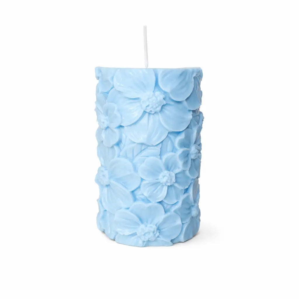 Sojawachs Duftkerze Floral Dream mit Vanilleduft im Blumen Design dekorative Aromakerze online kaufen