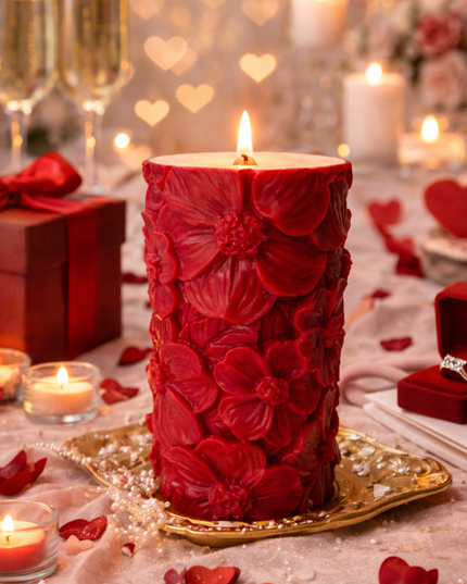 Floral Dream – Handcrafted Candle / Handmade Candle / Bougie artisanale / Lumânare artizanală / Vela artesanal