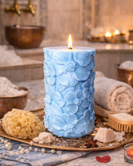 Floral Dream – Handcrafted Candle / Handmade Candle / Bougie artisanale / Lumânare artizanală / Vela artesanal