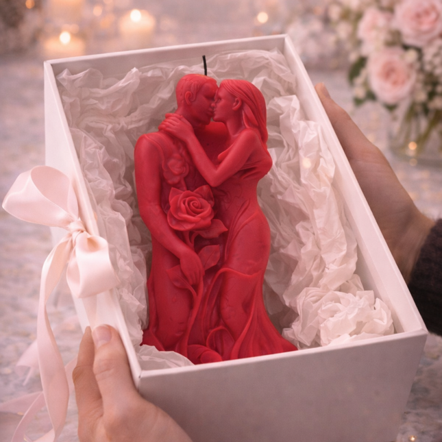 Forever Together  – Handgefertigte Kerze / Handmade Candle / Bougie artisanale / Lumânare artizanală / Vela artesanal