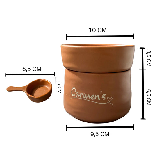 Carmen’s Duftlampe / Schmelzer – Keramik Wax Melt Burner für Duftwachs