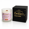 Carmen’s Jasmine Lilac Garden – Luxus Soja-Duftkerze mit Holzdocht (ca. 0,2kg)