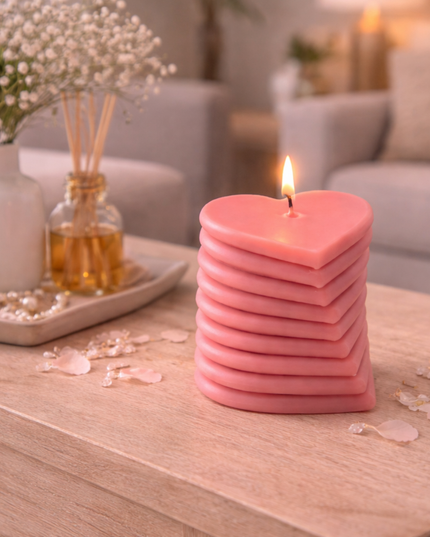 Layers of LOVE – Handcrafted Candle / Handmade Candle / Bougie artisanale / Lumânare artizanală / Vela artesanal