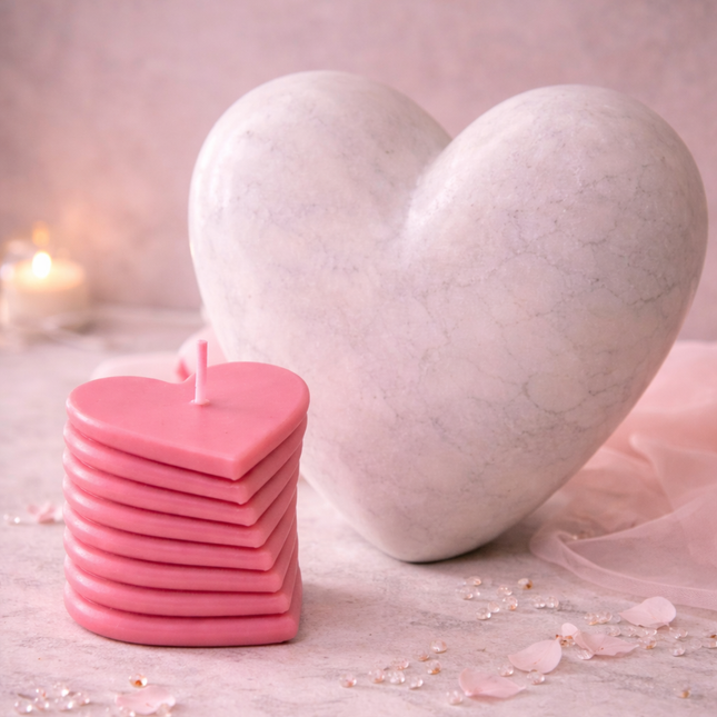 Layers of LOVE  – Handgefertigte Kerze / Handmade Candle / Bougie artisanale / Lumânare artizanală / Vela artesanal