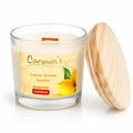 Carmen’s Lemon Dream Garden – Luxus Soja-Duftkerze mit Holzdocht (ca. 840g)
