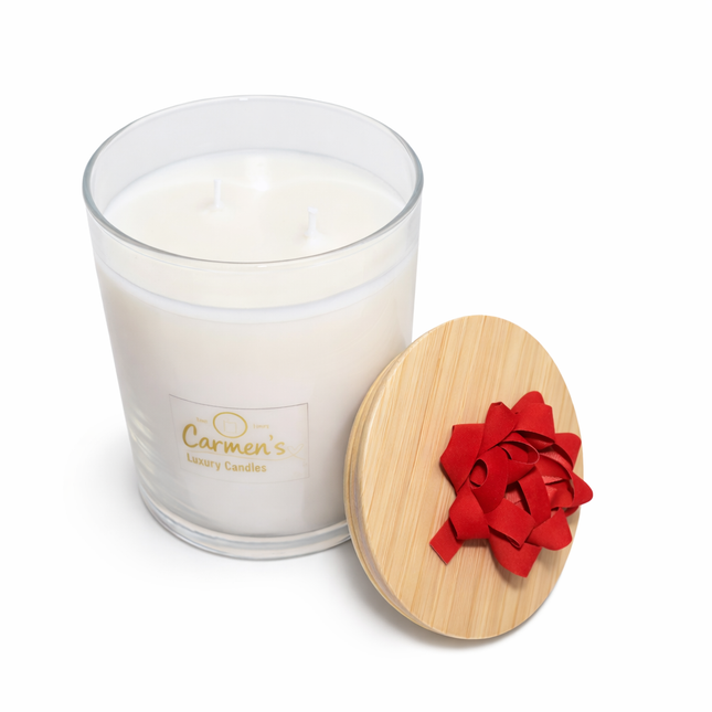 Luxurious Coconut Wax Scented Candle  – Handgefertigte Kerze / Handmade Candle / Bougie artisanale / Lumânare artizanală / Vela artesanal