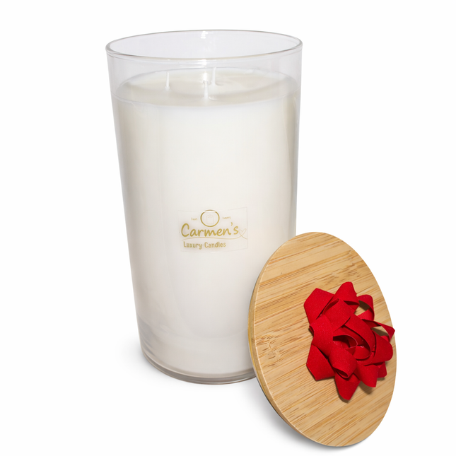 Luxurious Coconut Wax Scented Candle  – Handgefertigte Kerze / Handmade Candle / Bougie artisanale / Lumânare artizanală / Vela artesanal