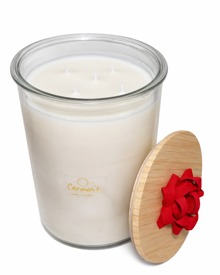 Luxurious Coconut Wax Scented Candle – Handcrafted Candle / Handmade Candle / Bougie artisanale / Lumânare artizanală / Vela artesanal