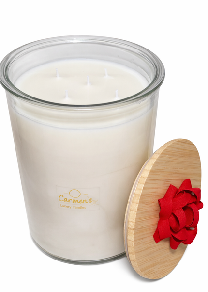 Luxurious Coconut Wax Scented Candle – Handcrafted Candle / Handmade Candle / Bougie artisanale / Lumânare artizanală / Vela artesanal