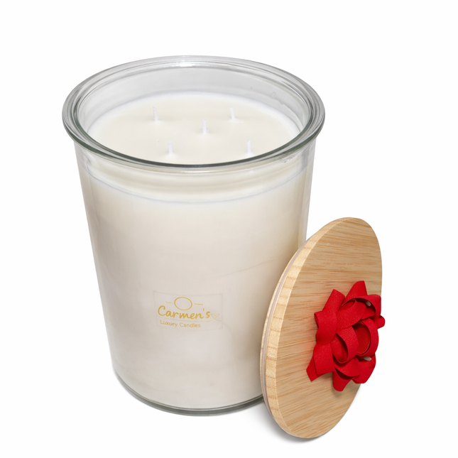 Luxurious Coconut Wax Scented Candle  – Handgefertigte Kerze / Handmade Candle / Bougie artisanale / Lumânare artizanală / Vela artesanal