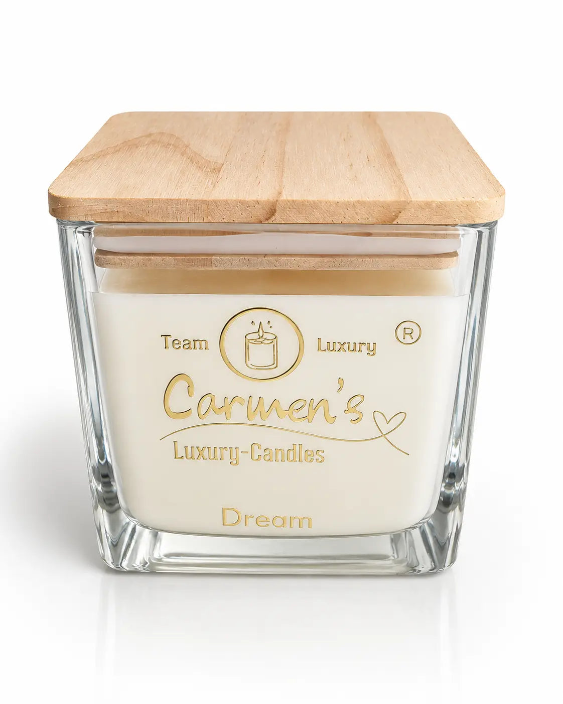 Carmen’s Magic Dream – Luxus Kokos-Duftkerze mit Holzdocht (ca.0,6 kg)