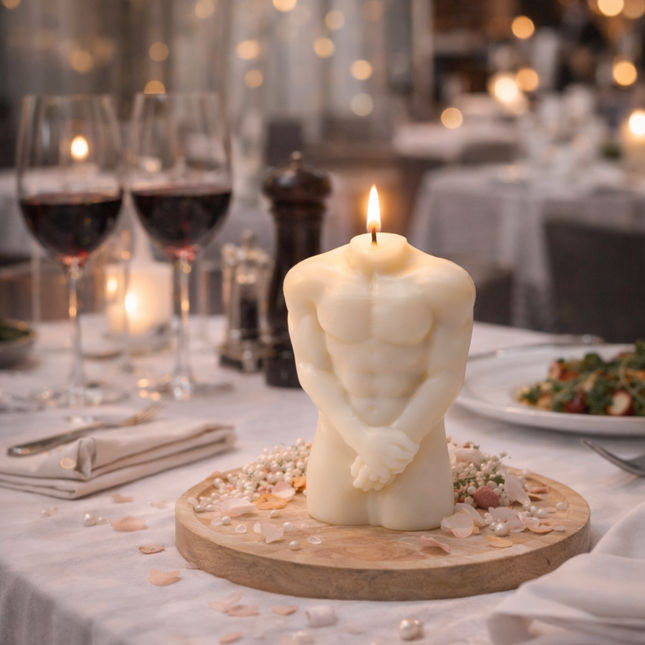 Man´s Torso  2er SET – Handgefertigte Kerze / Handmade Candle / Bougie artisanale / Lumânare artizanală / Vela artesanal