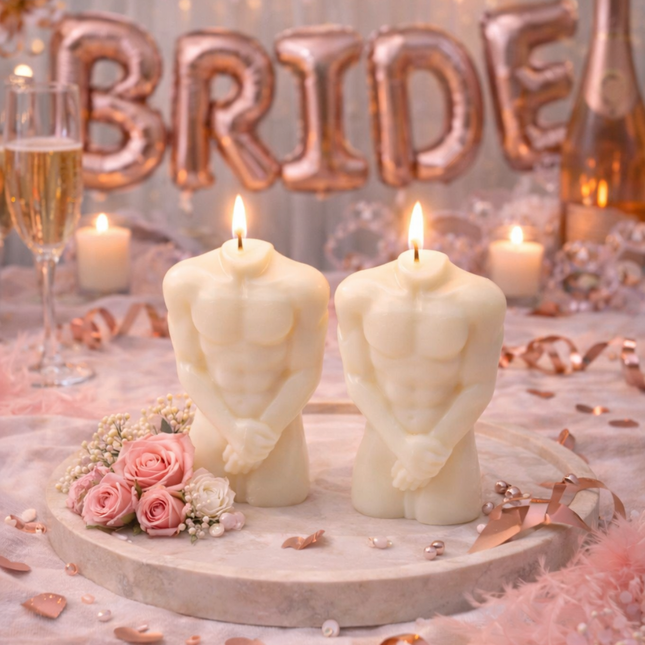 Man´s Torso  2er SET – Handgefertigte Kerze / Handmade Candle / Bougie artisanale / Lumânare artizanală / Vela artesanal