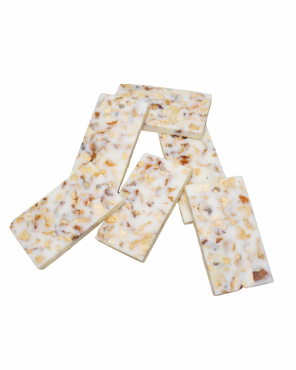 Natural scented wax tablets set of 6 – Organic soy wax with orange peel