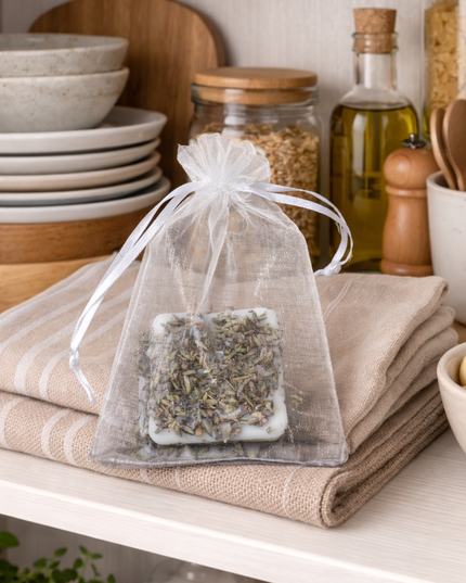 Natural Scented Tablets Set of 2 – Organic Soy Wax with Lavender