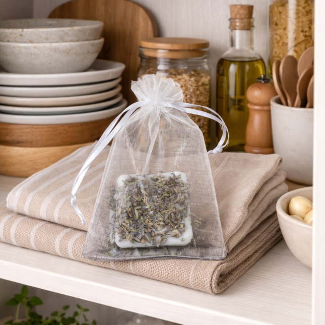 Natürliche Duftplättchen 2er SET  – Bio-Sojawachs mit Lavendel