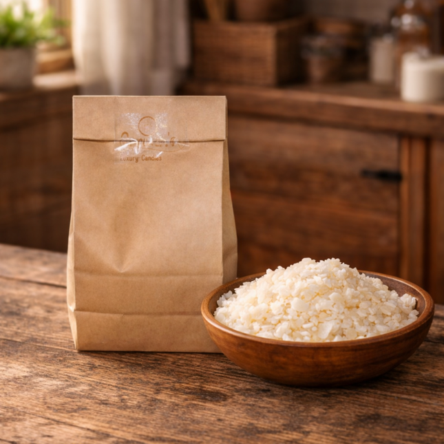 Bio Soy Wax – Natürliche Sojawachsgranulat für handgegossene Kerzen (250 g)