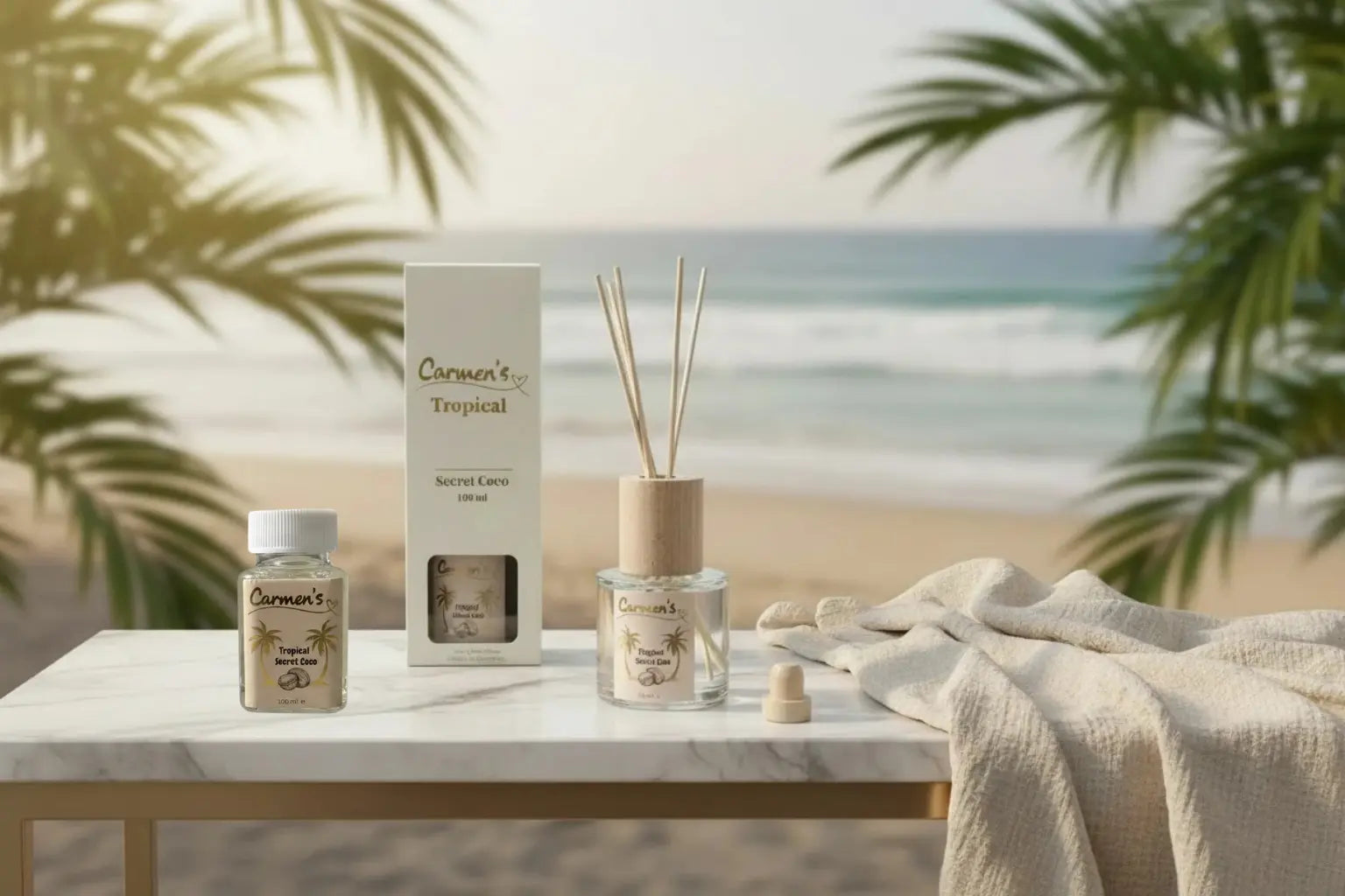 Tropical Secret Coco – Diffusor Set (100ml + 100ml Refill)