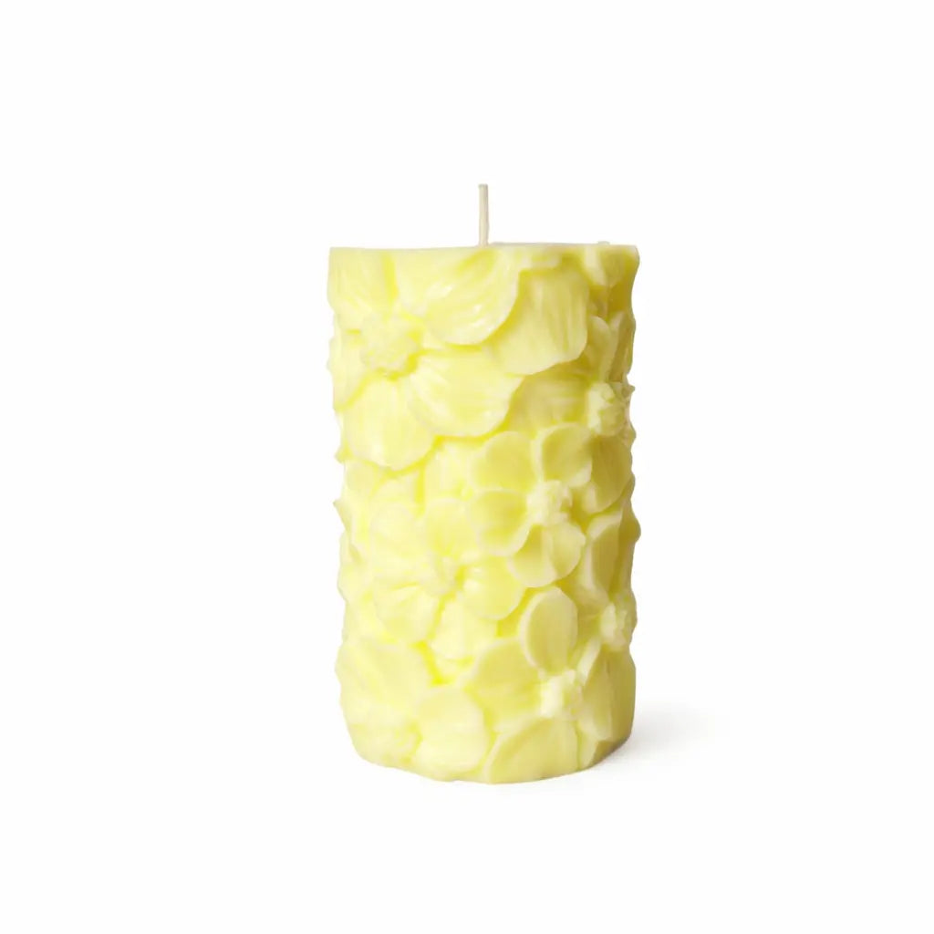Sojawachs Duftkerze Floral Dream mit Vanilleduft Blumen Kerze dekorative Aromakerze online kaufen
