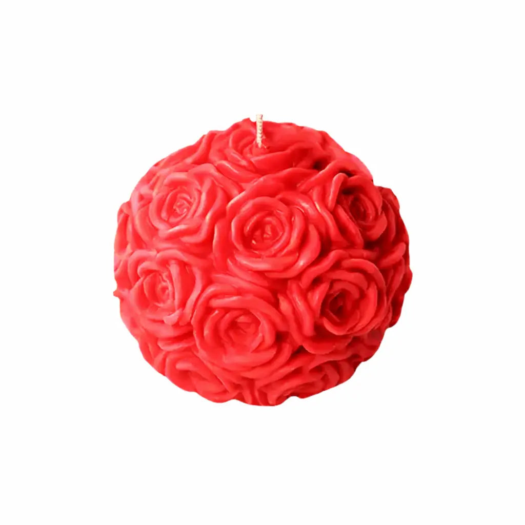 Sojawachs Duftkerze Passion Bloom mit Vanilleduft Blumenball Premium dekorative Aromakerze online bestellen