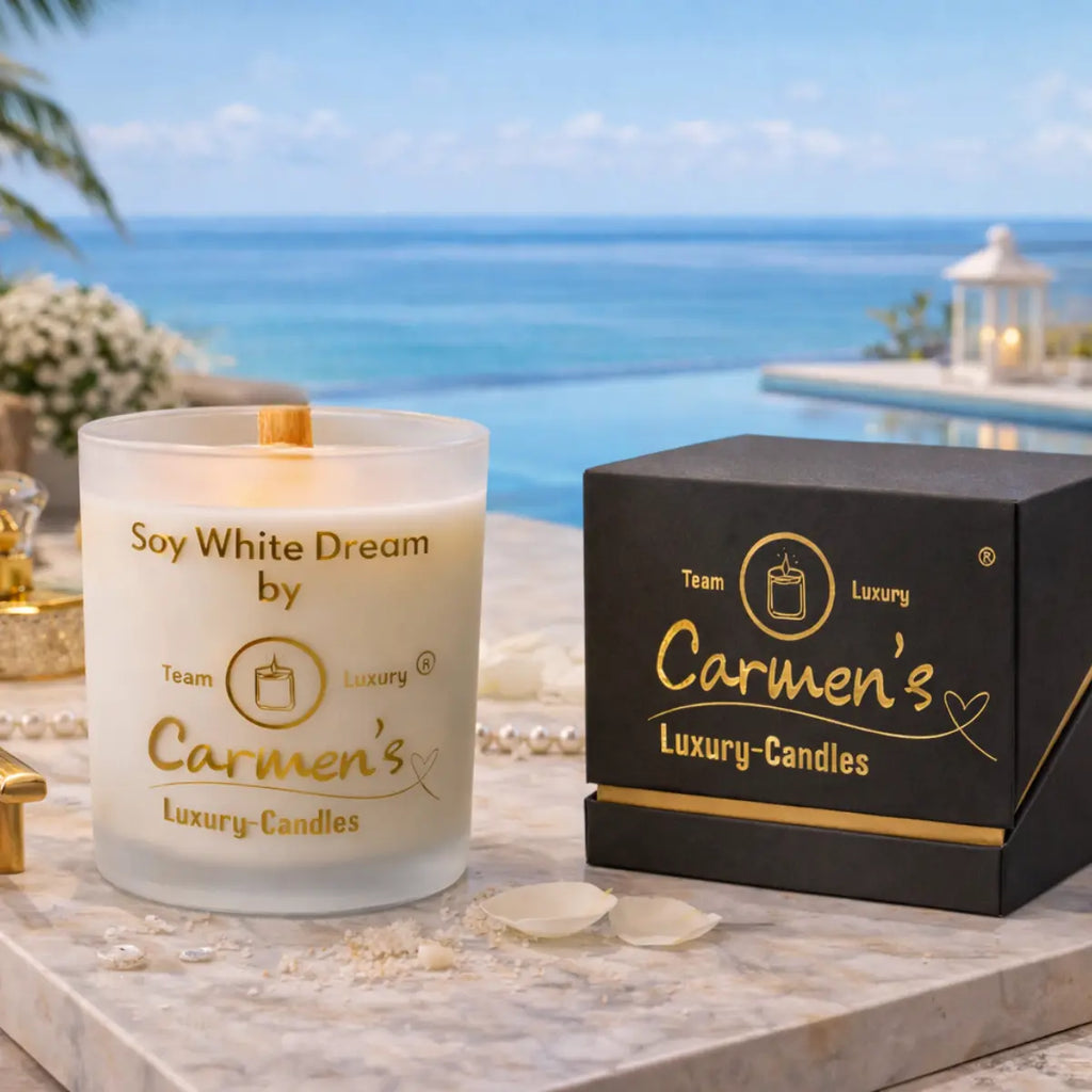 Sojawachs Duftkerze Soy White mit Vanilleduft dekorative Kerze Aromakerze online kaufen